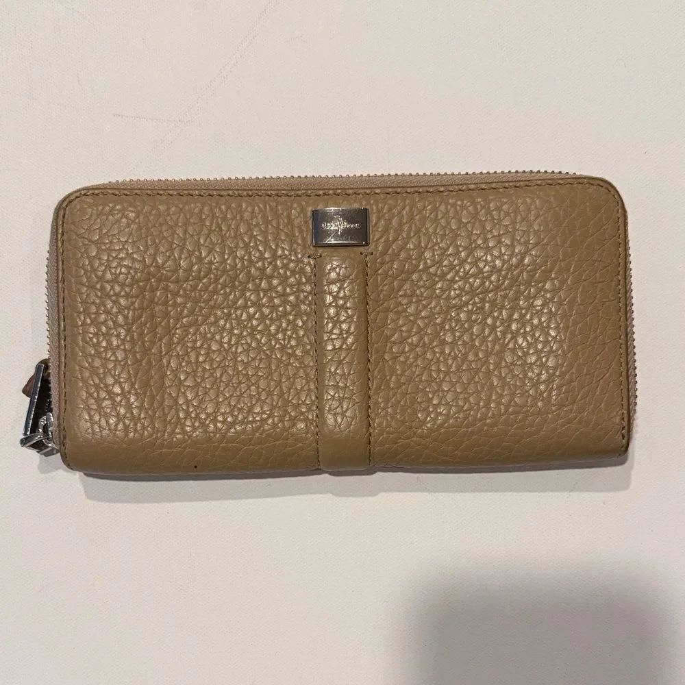 Cole Haan Pebbled Leather Wallet in Brown